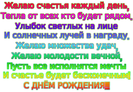 С днём рождения тётя