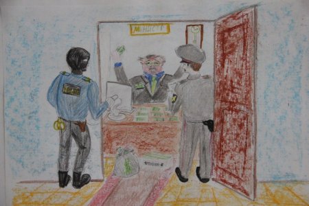 Детские рисунки ФСБ