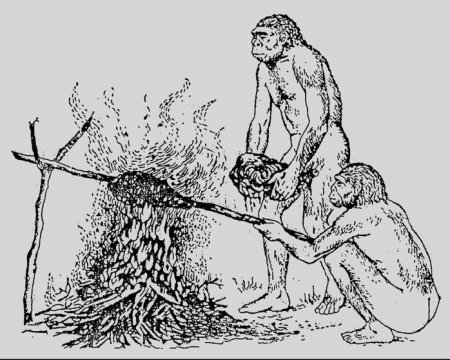 Нарисовать первобытного человека