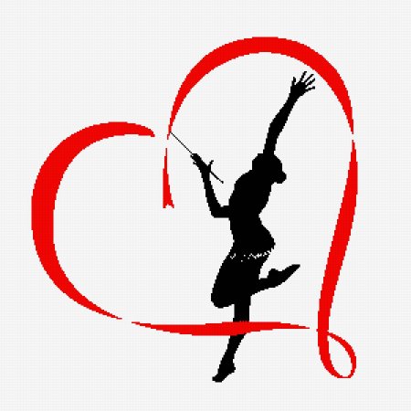 Раскраска гимнастка с обручем