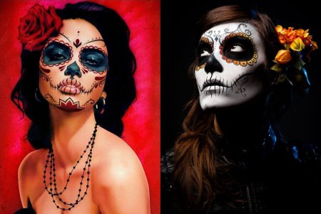 День мертвых в мексике рисунки на лице (48 фото)
