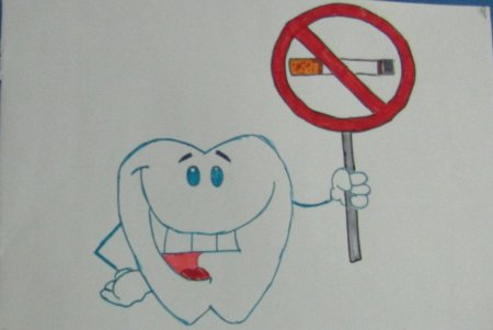 Нет курению рисунок