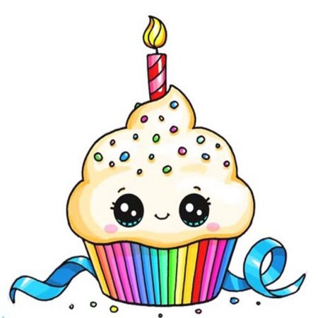 Милый тортик с глазками