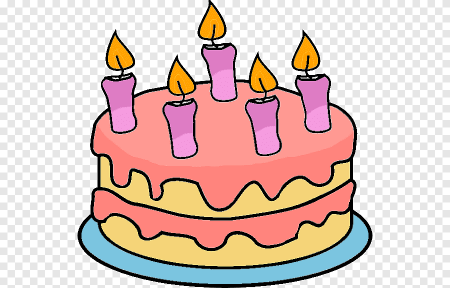 Рисунок торта на день рождения для детей