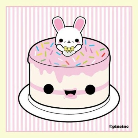 Милый тортик рисунок