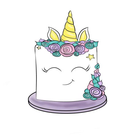 Рисунки для срисовки тортики