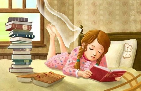 Девочка с книжкой