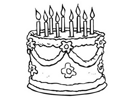 Рисунки на день рождения карандашом