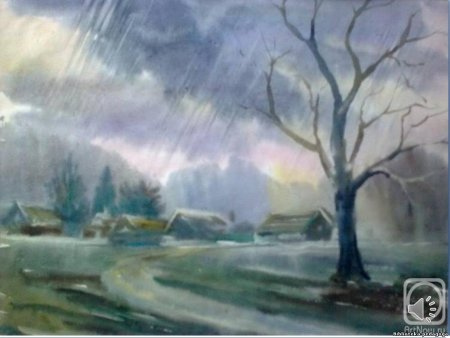 Пейзаж на тему пасмурный день