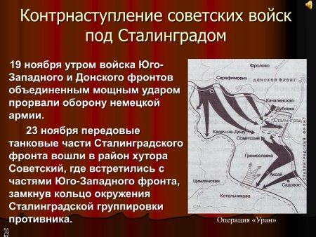 Сталинградская битва (19 ноября 1942 года – 2 февраля 1943 года) –