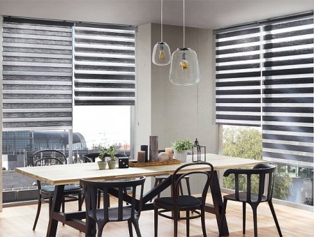 Рольшторы Зебра день ночь