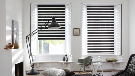 Рулонные шторы день-ночь, система мини