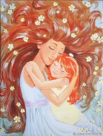 Claudia Tremblay картины мать и дитя