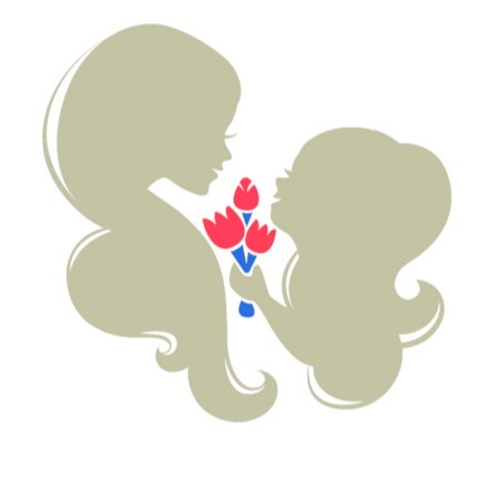 Мама с ребенком мультяшные