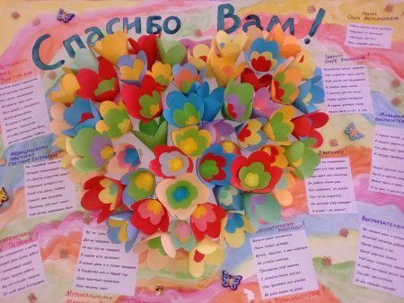 Плакат на выпускной в садик