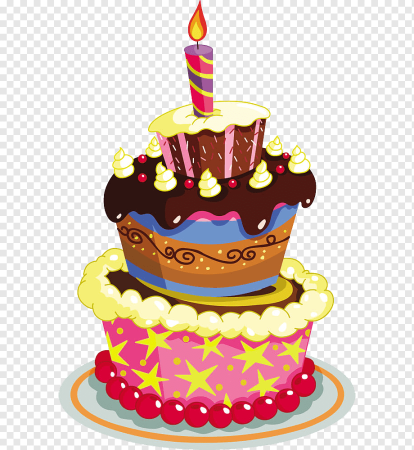 Тортик на прозрачном фоне