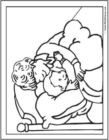 Раскраска бабушка