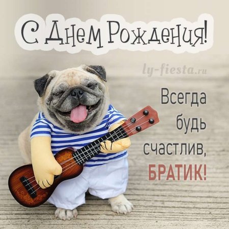 С днём рождения брату
