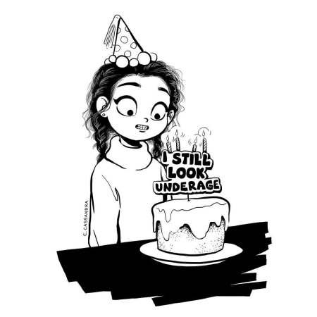 Модные иллюстрации девушек с шариками