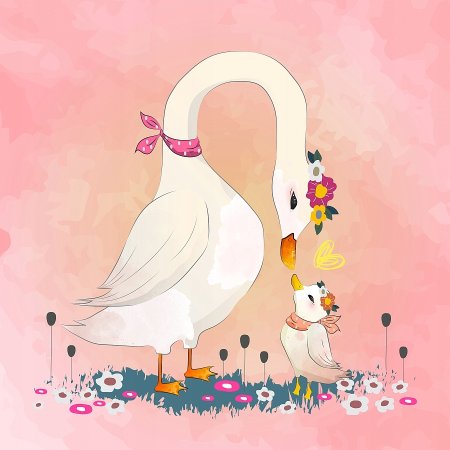 Мама с ребенком карандашом