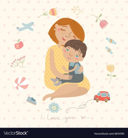 Бабушка с внуками картина