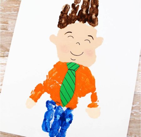 Раскраска для поздравления папы