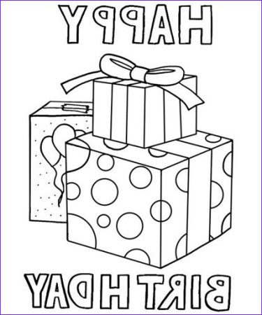 Подарок на день рождения рисунок