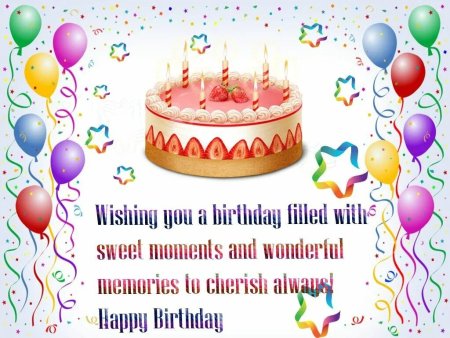 Открытка Happy Birthday
