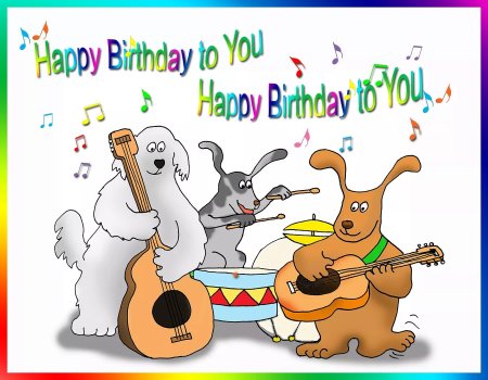 Открытка Happy Birthday