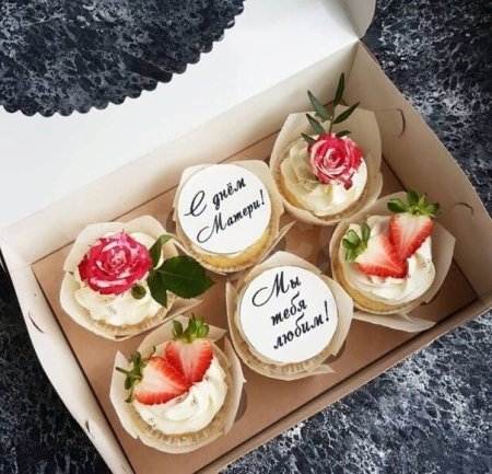 Капкейки на день мамы