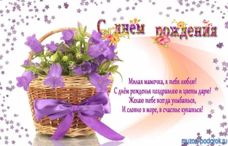 Открытки с днём рождения маме