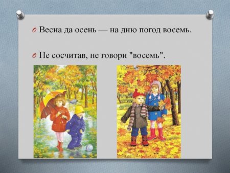 Весна да осень на Дню погод восемь