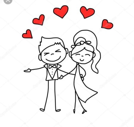 Рисунок на годовщину свадьбы