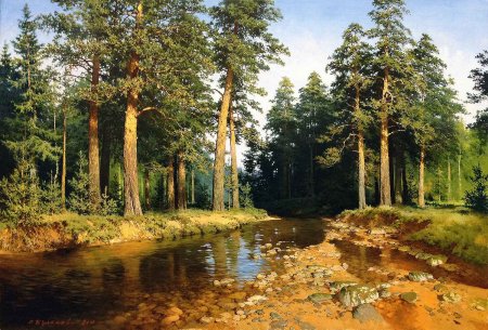 Шишкин Корабельная роща картина