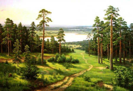 Шишкин Лесные дали