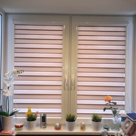 Рулонные шторы Зебра Blackout