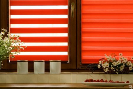 Рулонные шторы день-ночь на пластиковые окна