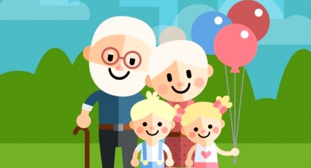 Рисунок на день рождения дедушке