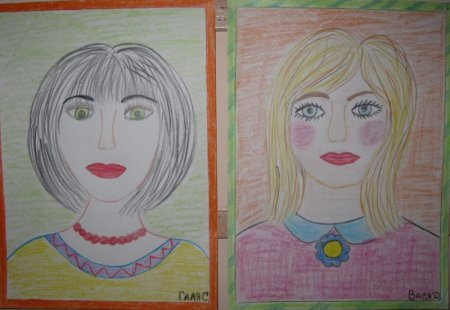 Портрет мамы в детский сад