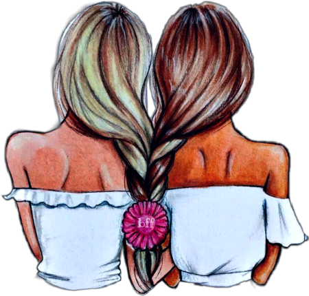 Подружки рисунок