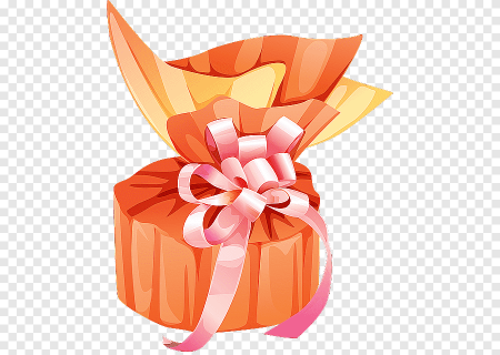 Коробка с бантом мультяшная