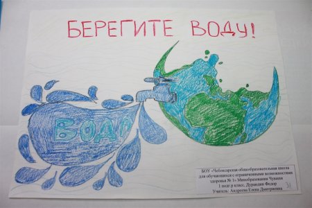 Всемирный день воды рисунок