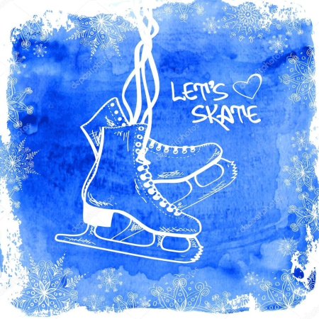 Фоторамка с коньками