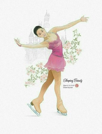 Изображение фигуристки