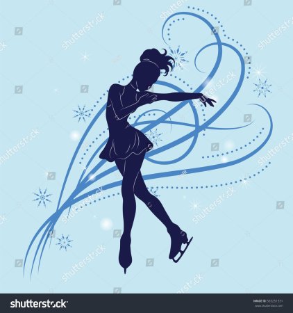 Фигуристка Графика