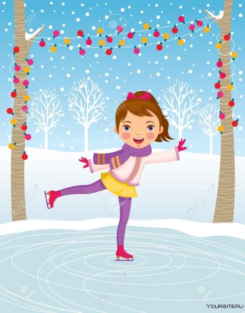 Девочка на катке