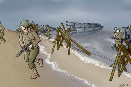 День д 1944 рисунок