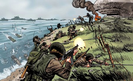 Высадка в Нормандии 1944 фон