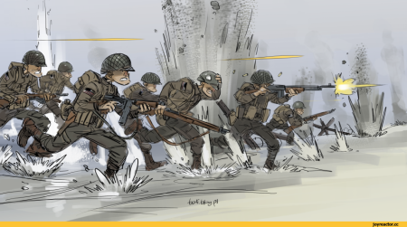 Высадка в Нормандии 1944 арт