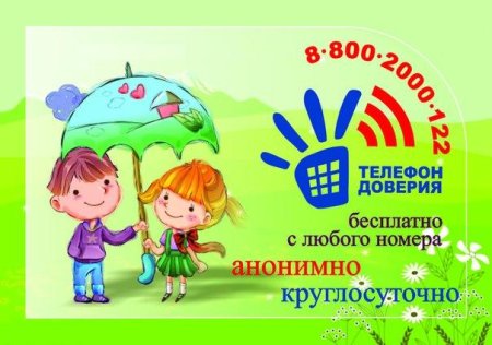 Телефон доверия плакат